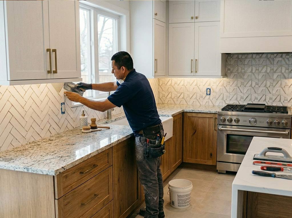 Kitchen Backsplash Installation in Pensacola